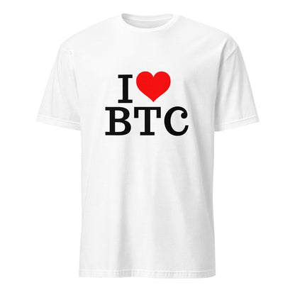 I Love BTC Unisex T - Shirt - UTXO Dreams