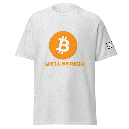 She'll Be Right Bitcoin Tee - UTXO Dreams