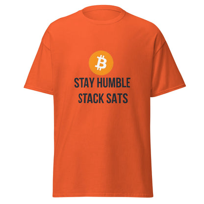 Stay Humble Stack Sats Tee - UTXO Dreams