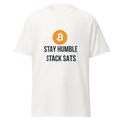 Stay Humble Stack Sats Tee - UTXO Dreams