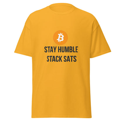 Stay Humble Stack Sats Tee - UTXO Dreams