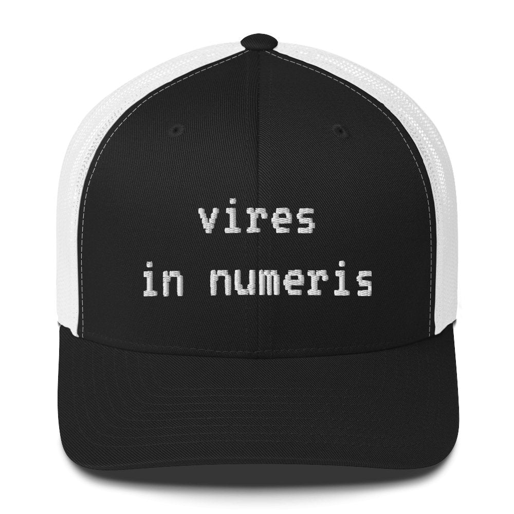 Vires in Numeris Trucker Cap - UTXO Dreams