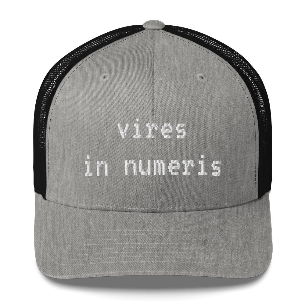 Vires in Numeris Trucker Cap - UTXO Dreams