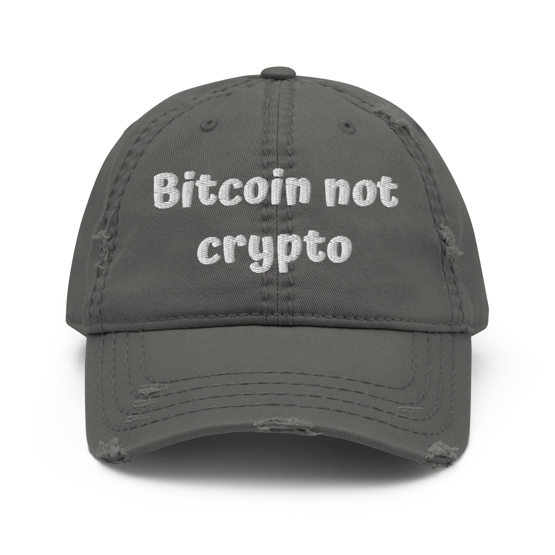 UTXO Dreams Gray Bitcoin not Crypto Hat