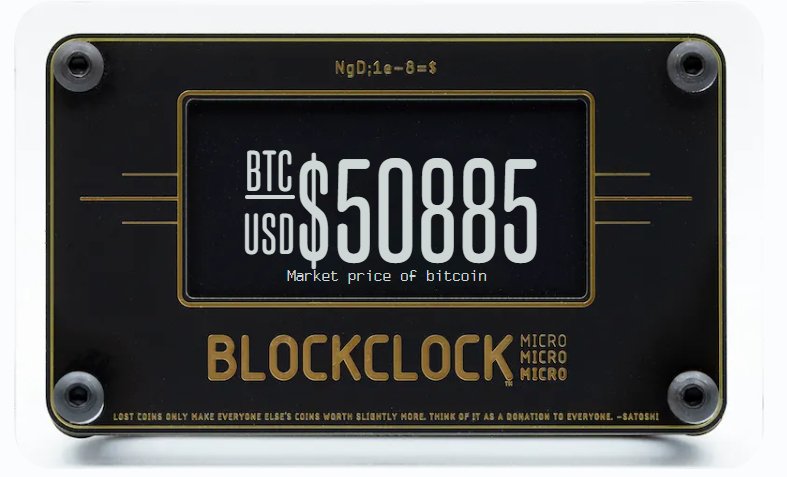 Blockclock Micro - UTXO Dreams