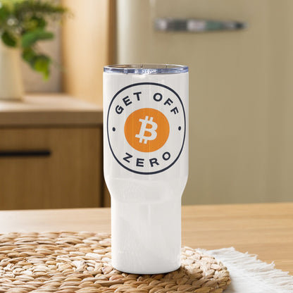 Get Off Zero Travel Mug - UTXO Dreams