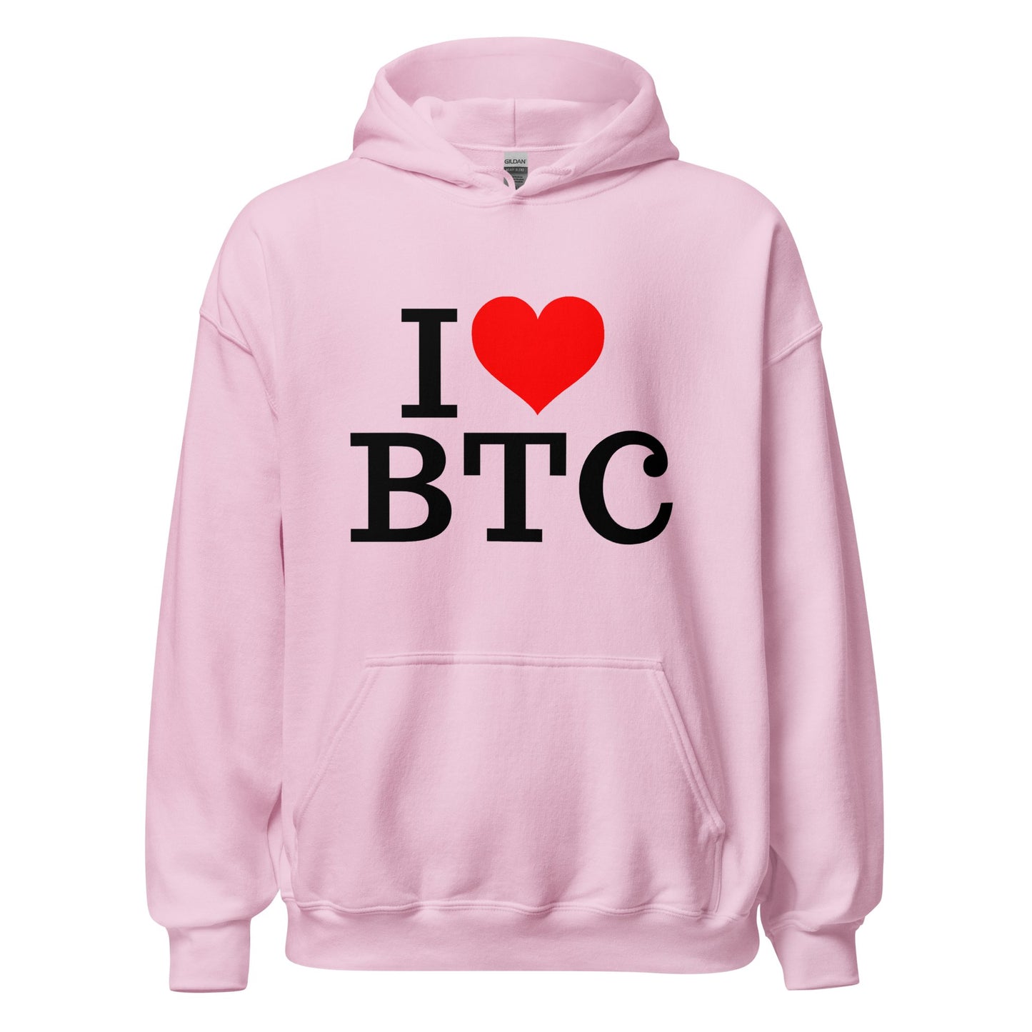 I Love BTC Unisex Hoodie - UTXO Dreams