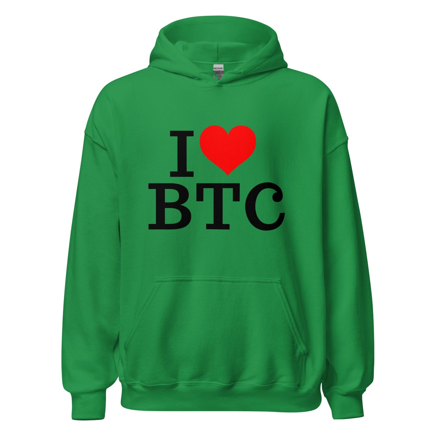 I Love BTC Unisex Hoodie - UTXO Dreams