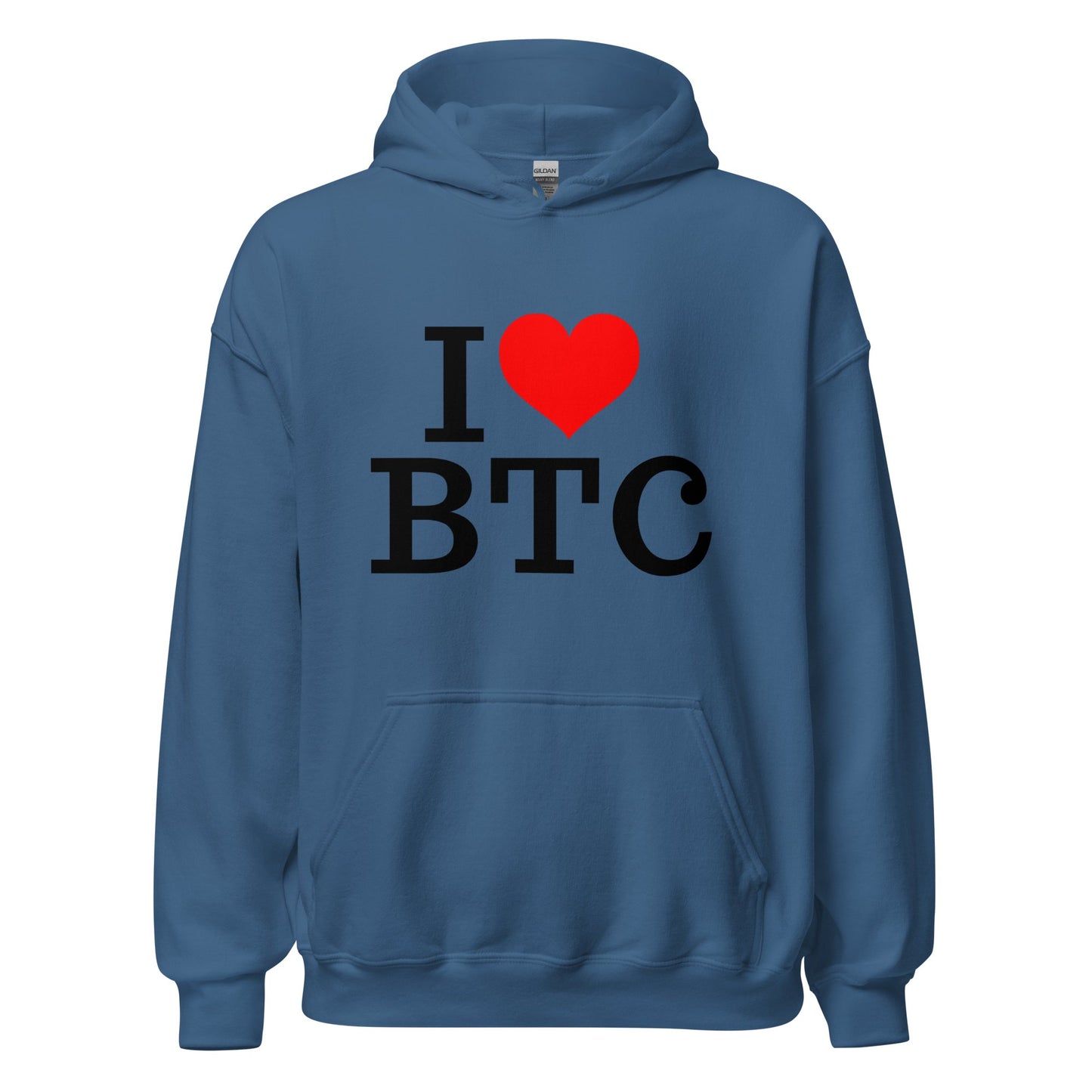 I Love BTC Unisex Hoodie - UTXO Dreams