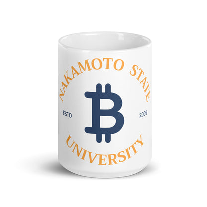 Nakamoto State University Coffee Mug - UTXO Dreams