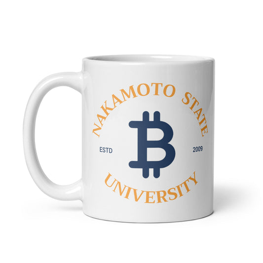 Nakamoto State University Coffee Mug - UTXO Dreams