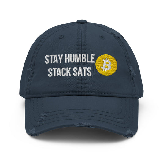 Stay Humble Stack Sats Hat - UTXO Dreams